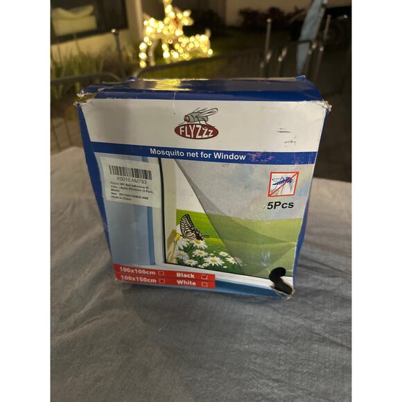 DIY Self-adhesive Window Screen Netting Mesh Curtain, (5 Packs, Black) - Picture 8 of 8